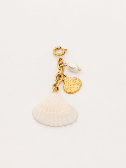 Pendentif coquillage + perle