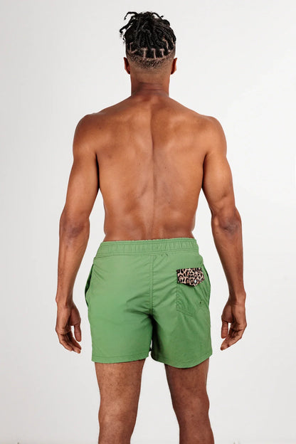 Short Homme Palm Panther (Vert)